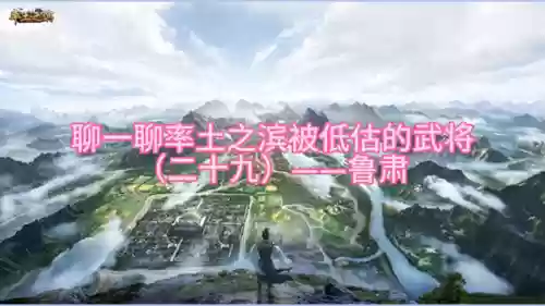 鲁肃阵容搭配推荐率土(率土之滨鲁肃和小乔哪个好)插图