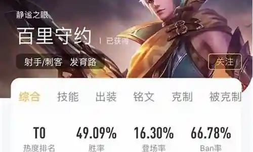 守约最强配置阵容搭配推荐插图