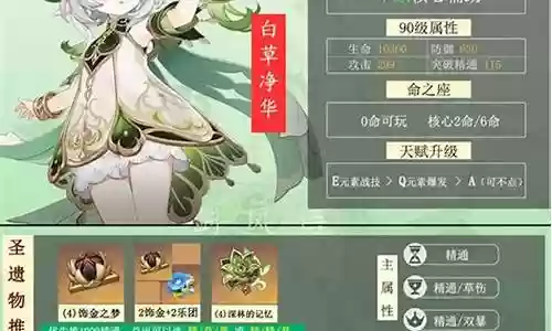 原神阵容搭配草插图
