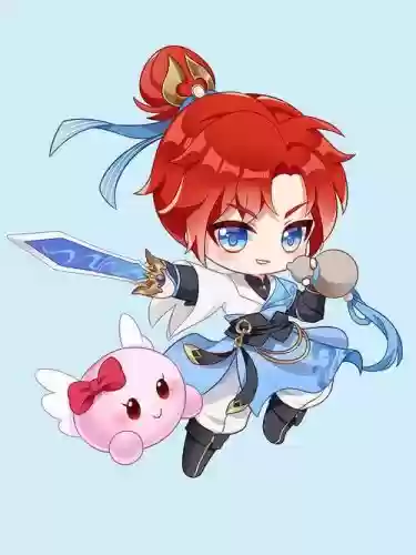 梦幻西游剑侠客手绘图片插图