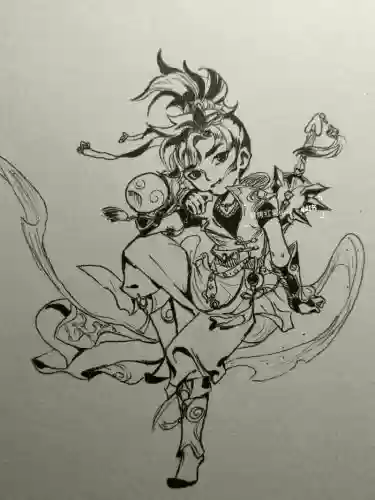 梦幻西游剑侠客手绘图片插图1