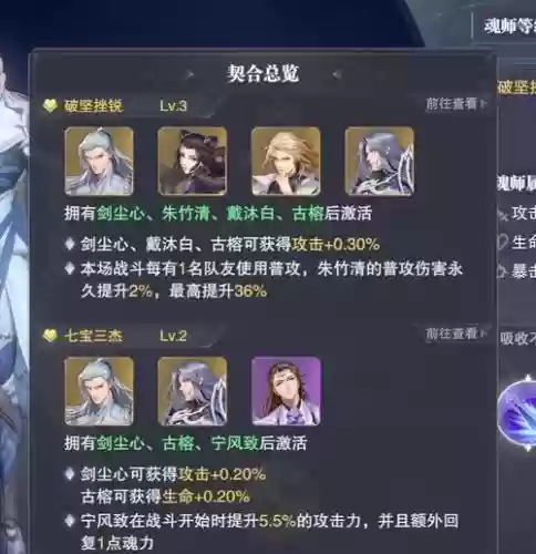开局尘心阵容插图