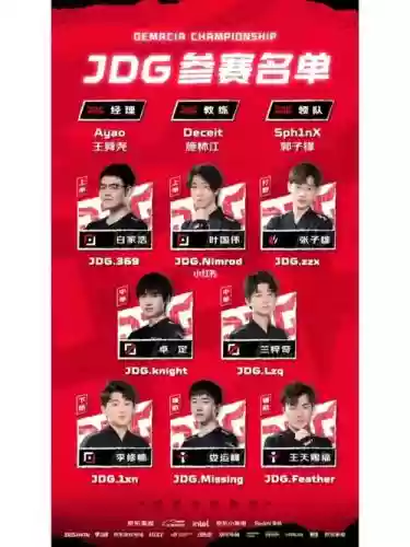 jdg阵容国家插图