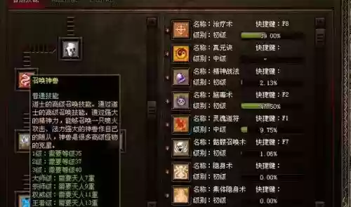 传奇世界2打怪换技能插图