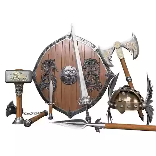 骑马与砍杀维京武器定制插图
