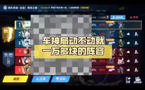 全车神阵容插图1