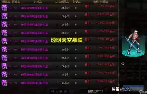 地下城爆的装备摆拍卖行有人要吗插图1