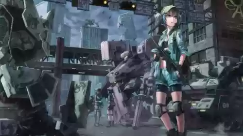 电脑武器少女插图
