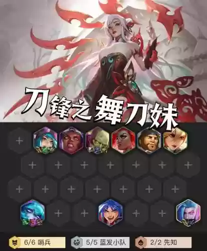 刀妹强袭阵容搭配，刀妹加强插图1