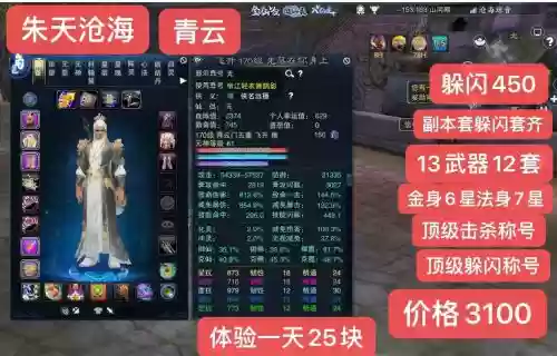 诛仙青云70装备，诛仙仙青云穿什么装备插图1