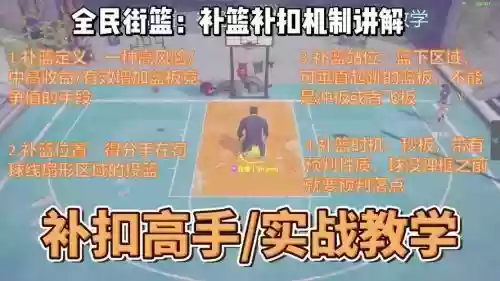 街篮补扣技能，街篮补篮技能用不出来插图