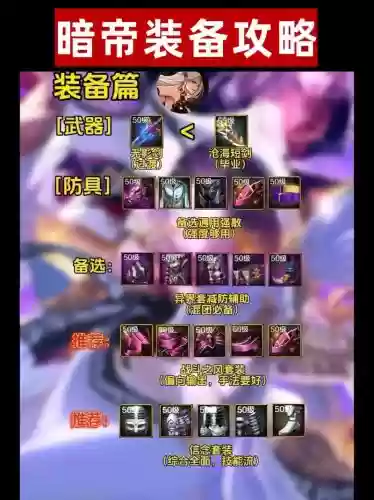 暗帝用什么传说武器好，暗帝用什么武器最好100插图