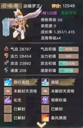 迦楼罗王带什么技能书，手游迦楼罗王抗性怎么点插图1